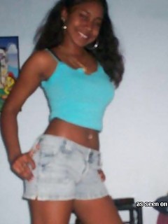 Black Posing Like A Girl On Camera