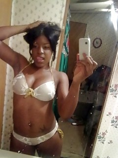 Selfie Collection Black Girls Ebony Shaved