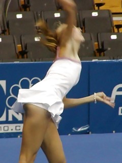 Sexy Girls Tennis Ebony Ballbusting