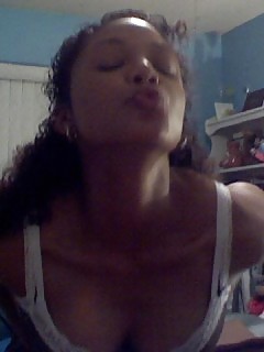 Black Girlfriends Cum On Ebony Tits
