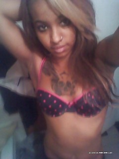 Kinky Amazing Tattooed Amateur Black GF Camwhoring