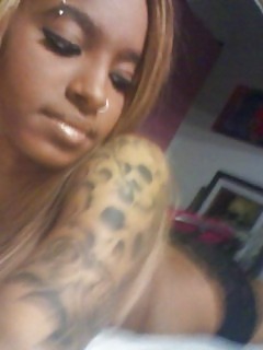 Kinky Amazing Tattooed Amateur Black GF Camwhoring