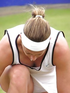 Sexy Girls Tennis Ebony Ballbusting