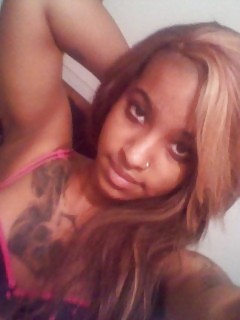 Kinky Amazing Tattooed Amateur Black GF Camwhoring