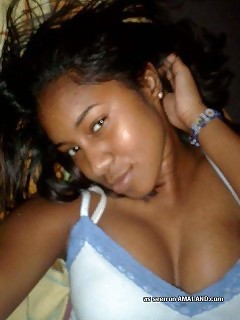 Black Posing Like A Girl On Camera