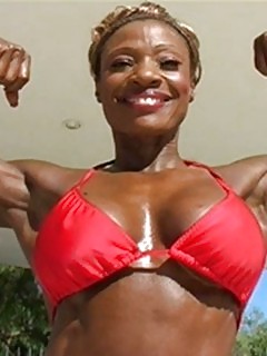 Bodybuilder Girls Ebony Casting