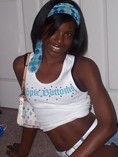 Black Girlfriends Fishnet Ebony