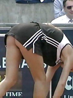 Sexy Girls Tennis Ebony FFM