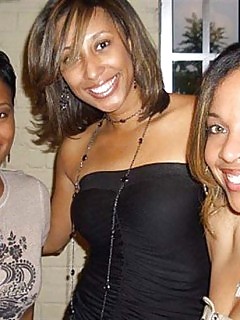 Compilation Of A Bosomy Ebony Gal Squeezing Her Big Breasts