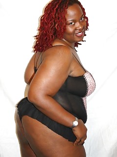 Fat Black Doll Enjoying A Rough Blowjob Banging