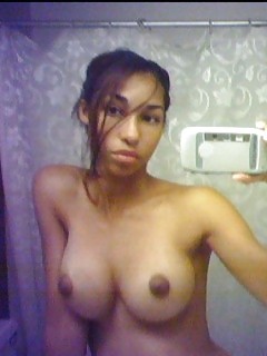 Black Girlfriends Cum On Ebony Tits