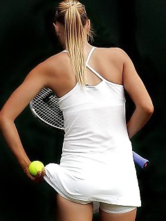 Sexy Girls Tennis Naturals Ebony