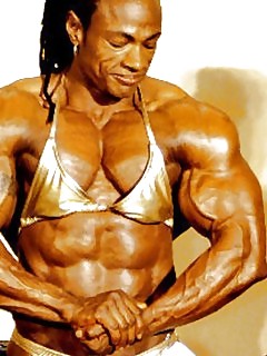 Muscle Black Women Ebony Handjob