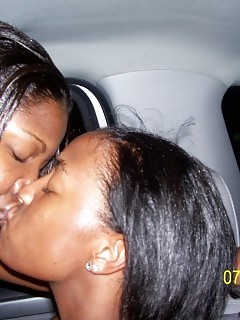 Black Girlfriends Cum On Ebony Tits