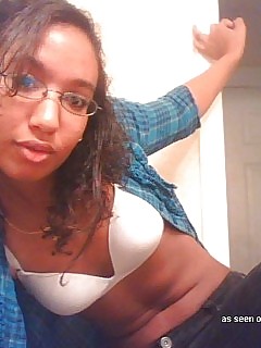 Selection Of An Provocative Black Female Showing Her Fine Boobs