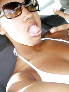 Different Pics Of A Bloody Hot Ebony Babe