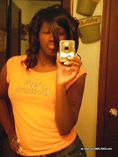 Irresistable Ebony Girl Posing Sexy For Her Husband