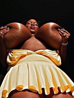 Black Tits Ebony Strapon Femdom