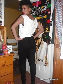 Uncontrollable Black GF Gets Nude While Posing